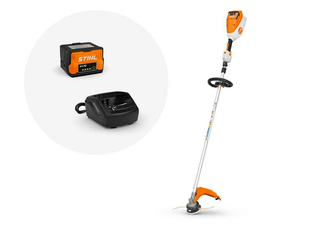 Produktbild STIHL Akku Motorsense FSA 80 R mit Akku AK 30 und Ladegerät AL 101