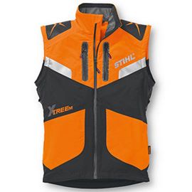 Produktbild Stihl Forstjacke Größe M ADVANCE X TREEm schwarz orange bild 3
