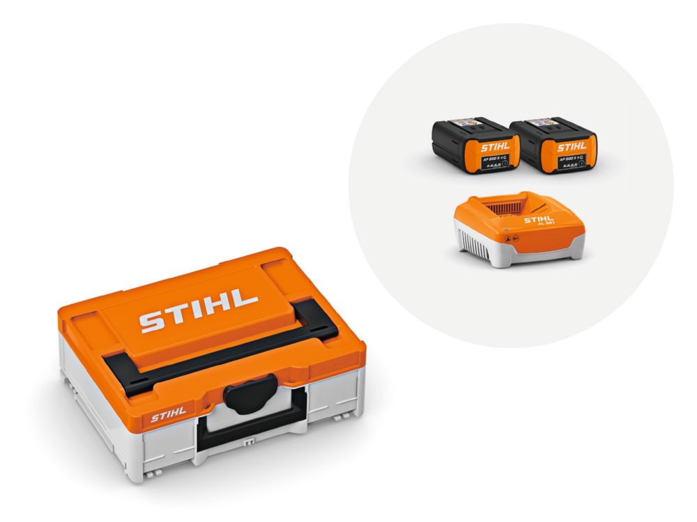Produktbild STIHL Power-Box 3 mit 2x AP 500 S und AL 501
