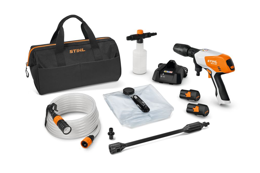 Produktbild STIHL Akku Druckreiniger RCA 20 mit 2x Akku AS 2 und Ladegerät AL 1