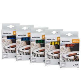 Produktbild Stihl Signierkreide 12 Stück rot