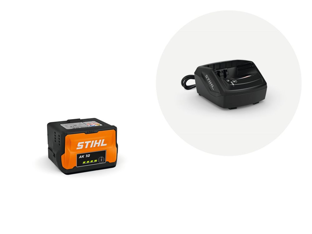Produktbild STIHL Starter Set mit Akku AK 10 und Ladegerät AL 101