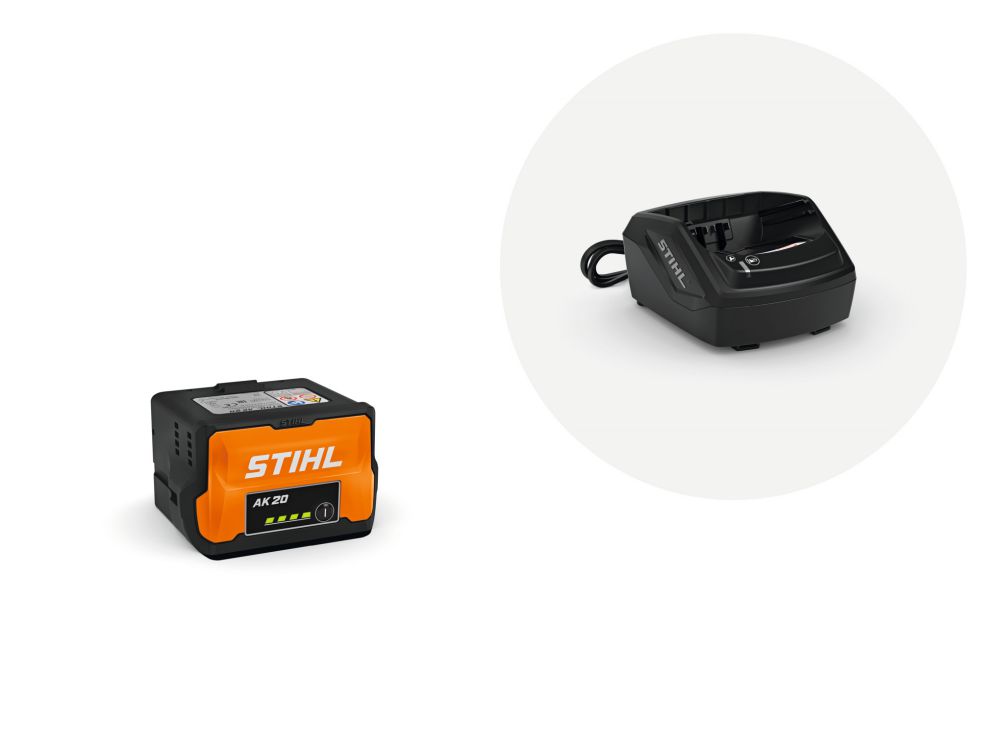 Produktbild STIHL Starter Set mit Akku AK 20 und Ladegerät AL 101