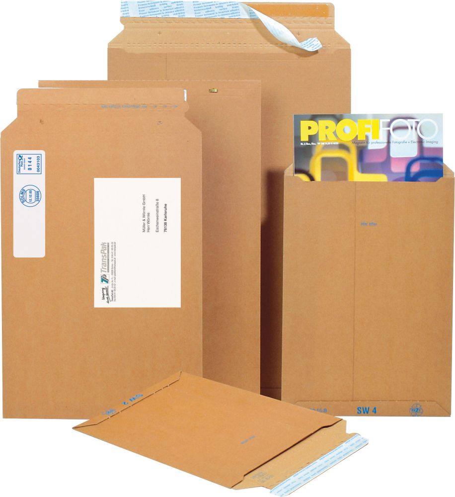 Produktbild Trans-Pak Wellpapp-Versandtasche VE75 370x540mm, B3 bild 1