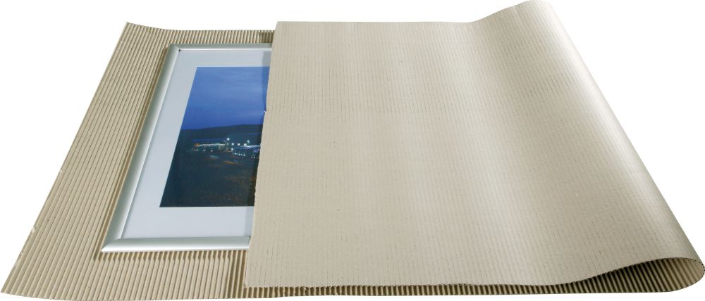 Produktbild Trans-Pak Rollenwellpappe 1-wellig, 800mm breitx70lfm, 80g/qm