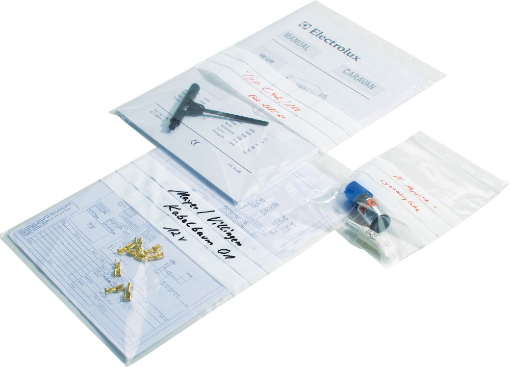 Produktbild Trans-Pak Druck-Verschlussbeutel 120x170mm,50my,VE1000 bild 1