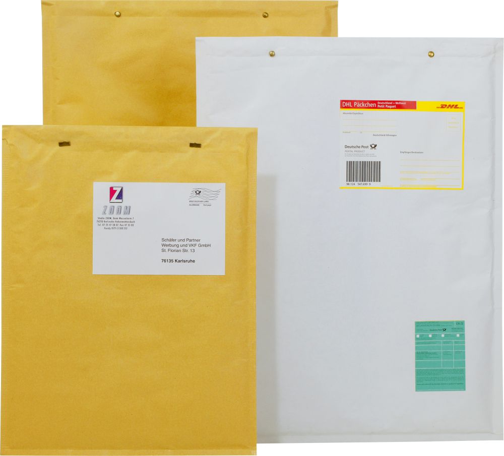 Produktbild Trans-Pak Luftpolster Versandtasche VE100, 230x335mm, C4, braun