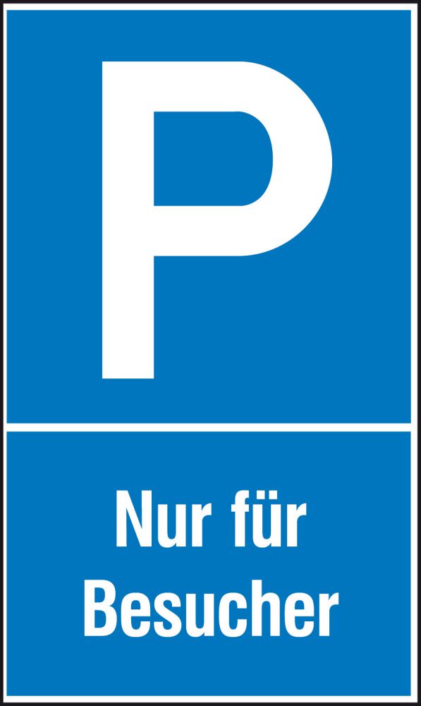 Produktbild Parkplatzs. Nur f. Bes. Kunststoff (Polystyrol)