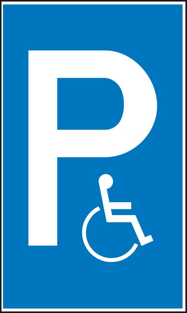 Produktbild Parkplatzss. BehindertenpKunststoff (Polystyrol)