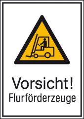 Produktbild Warnschild Alu gepr Flurförderz. 262x371
