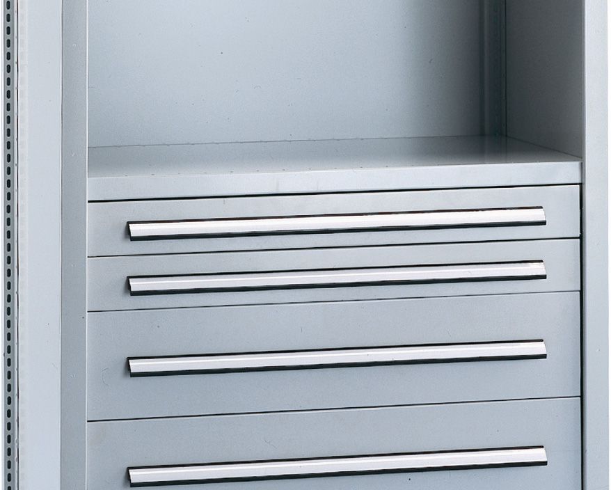 Produktbild Meta Schubl.-Abdeckboden o. Zentralschließung, grau