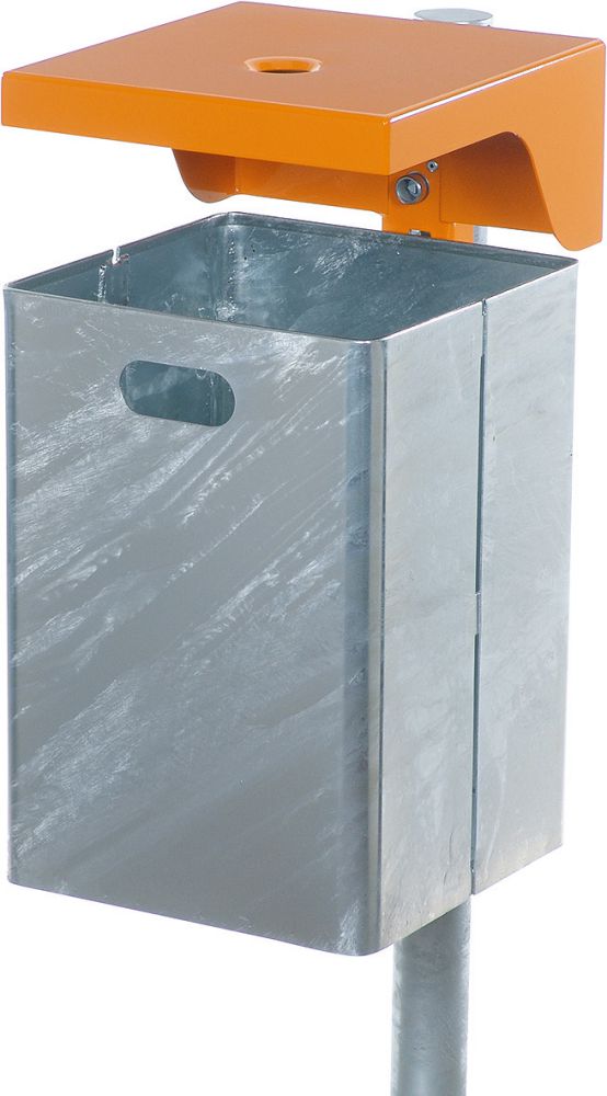 Produktbild Renner Abfallsammler 50L vzk.+pulverb., m.Ascher OR