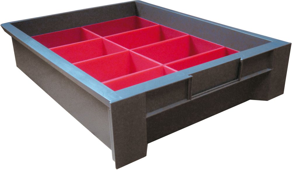 Produktbild Orgami Einsatzkästen für Schubladen 160x106x54 (VE 8St.), rot