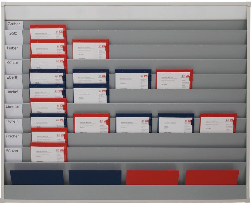 Produktbild Eichner Planungstafel 1285mm 10 Schienen, A4 bild 1