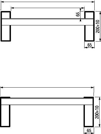 Produktbild Altec Verladeschiene-Aluminium 2330x305 mm m. Schutzrand bild 2