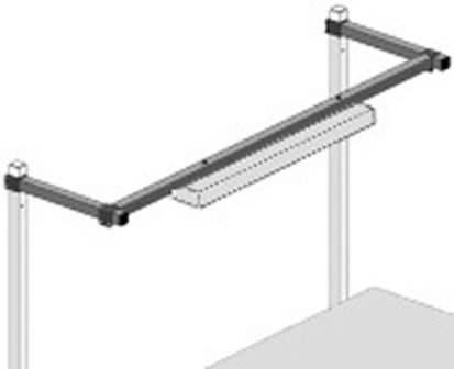 Produktbild Huedig und Rocholz Halter f. Holmbefest. fürArbeitsplatzbeleuchtung