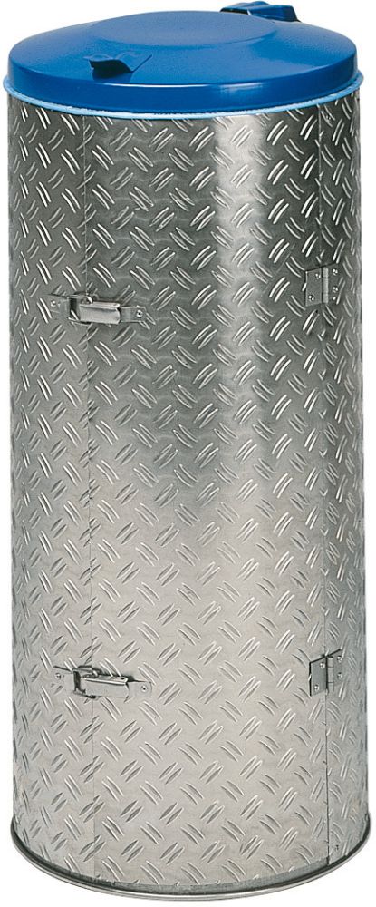 Produktbild Var Abfallsammler 120 l Doppeltür Deckel blau bild 1