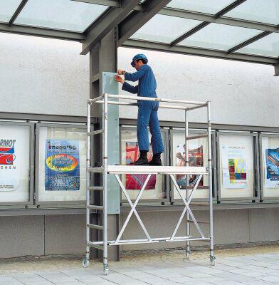 Produktbild ZARGES Klappgerüst 0,75x1,80 m Arbeitshöhe ca. 3,00 m bild 3