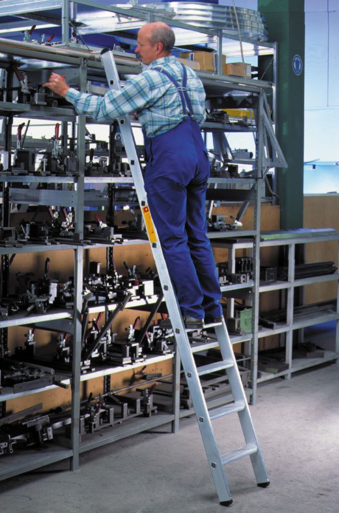 Produktbild Günzburger Regalleiter alu 6 Stufen einhängbar bild 1