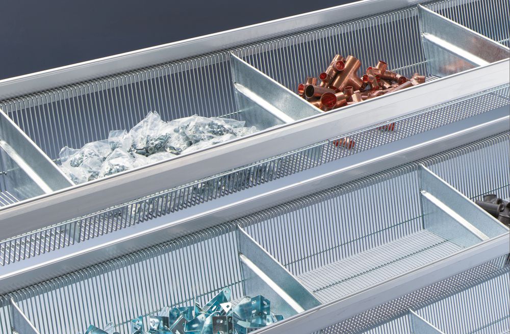 Produktbild SCHULTE Trennblech Kst. 400 mm für Gitterkorb