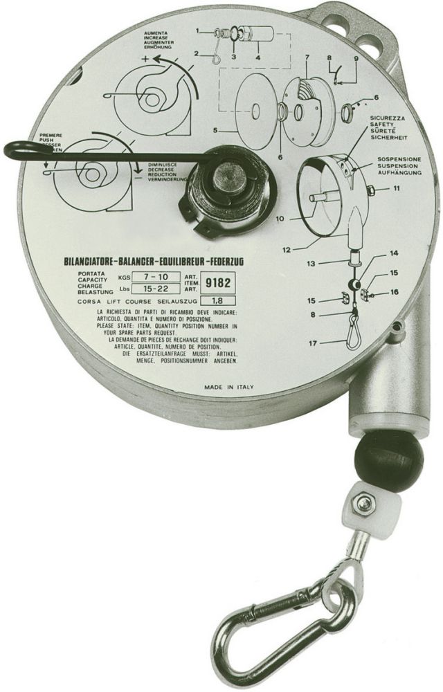 Produktbild Federzug Typ 9312 1-2 kg 1,6 m