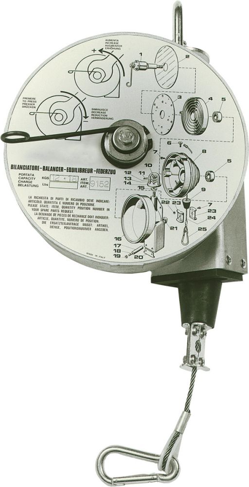 Produktbild Federzug Typ 9347 4-6 kg 2,5 m