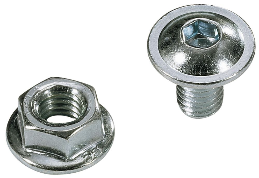 Produktbild Meta 12 Muttern u.12 Schraubenf. Fachboden (Pack)