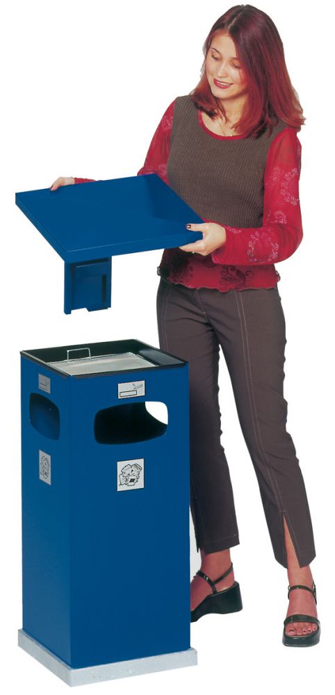 Produktbild Var Kombi-Ascher p.rot 3fach 38l incl. Inneneimer