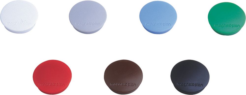 Produktbild Magnet D30mm VE10 Haftkraft 700 g blau