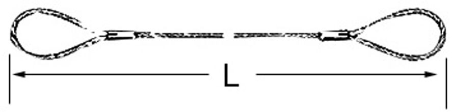 Produktbild Dolezych Anschlagseil 2 Ösen 1 m Durchm. 10 mm