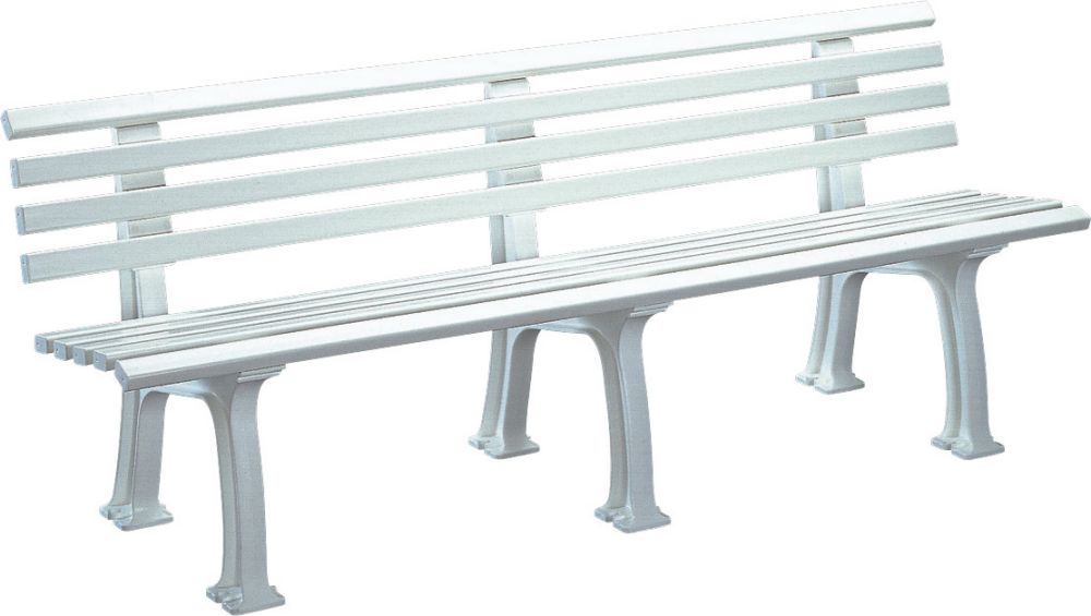 Produktbild Blome Bank Mod. Juist 4 Sitzer weiß 200 cm