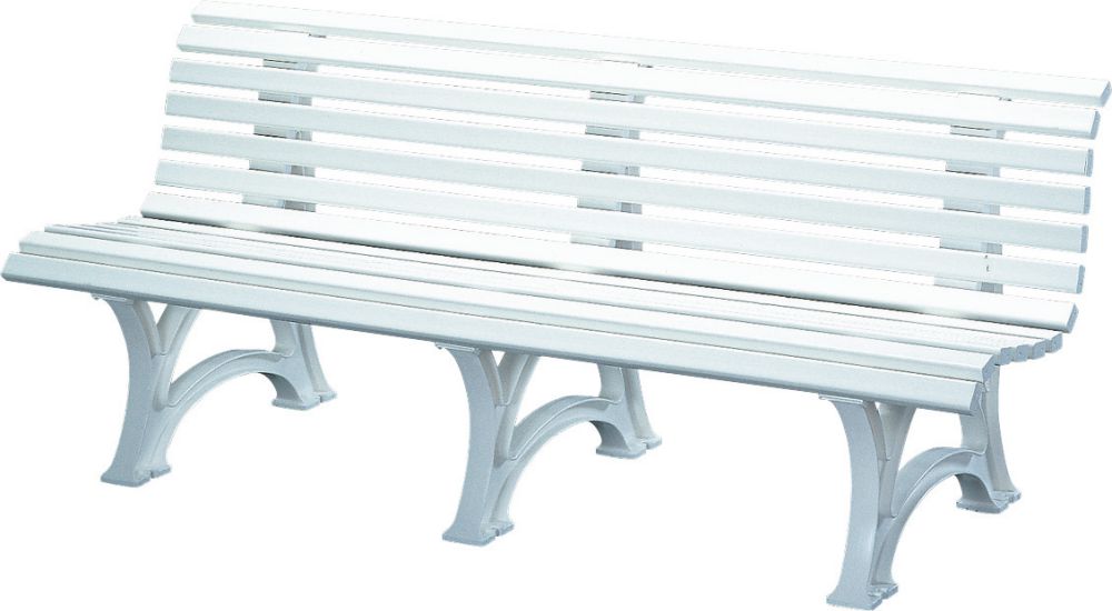 Produktbild Blome Bank Mod. Borkum 4 Sit weiß 200 cm