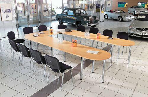 Produktbild Hammerbacher Tischplatte Buche 80x80 cm bild 2