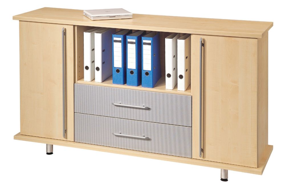 Produktbild Hammerbacher Sideboard 2 Schubladen Ahorn