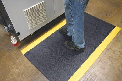 Produktbild Coba Anti Ermüdungsmatte 9 mm Stärke 0.9 m x lfm schwarz gelb