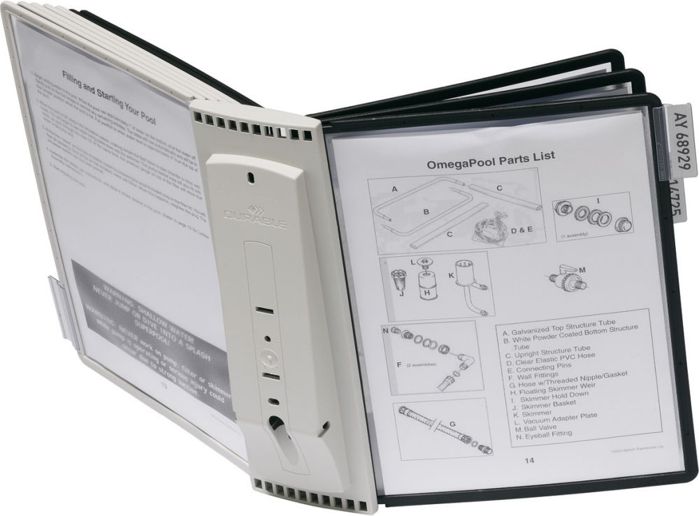 Produktbild Sherpa Wandhalter SHERPA 10 m. Tafeln schwarz u. grau