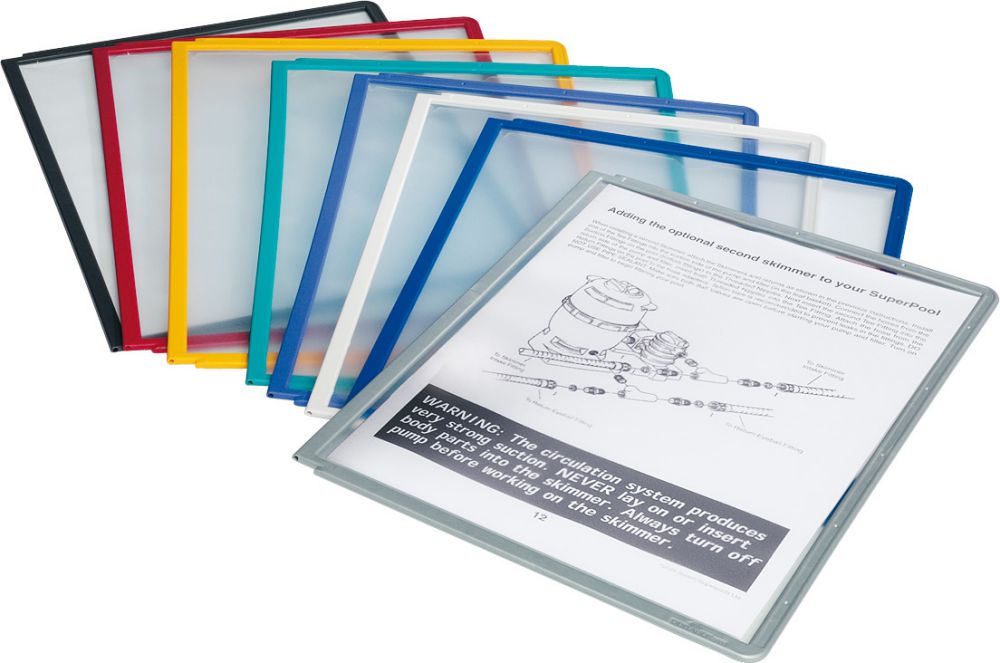 Produktbild Sherpa Sichttafeln grau Pckg. a 5 Stück