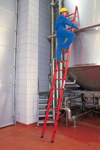 Produktbild Günzburger Sprossen Anlegeleiter GFK14 GFK Sprossen bild 1