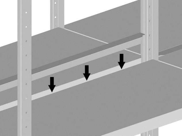 Produktbild Meta Fülleiste 1000 mm verzinkt bild 1