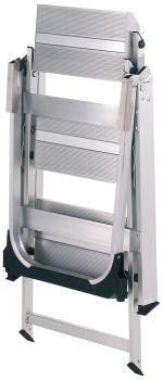 Produktbild ZARGES Plazastep P Sicherheitstreppe 2 Stufen Plattformhöhe 0,44m bild 3