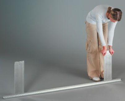 Produktbild Meta Steckregal S3 100 AF 2500x1000x600 mm RAL 7035 bild 4