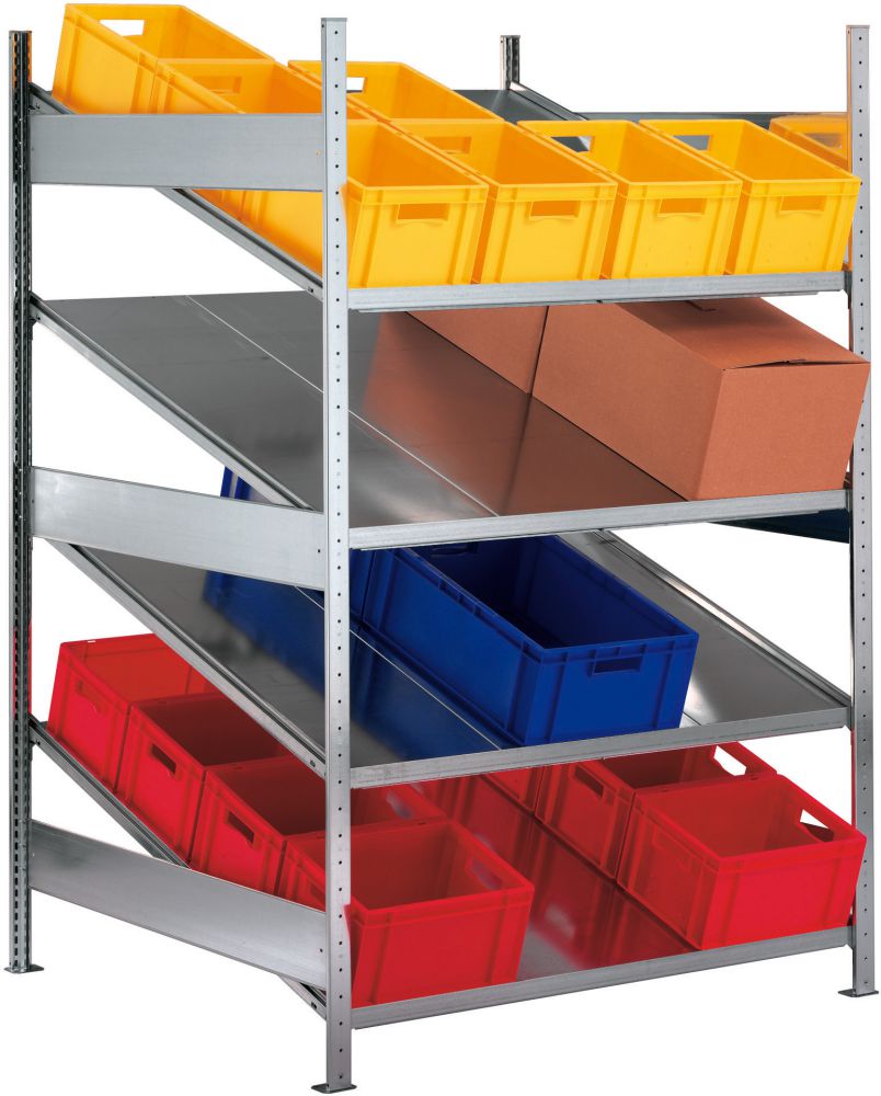 Produktbild Meta Schrägbodenregal S3 AF2000x1300x1228 vzk