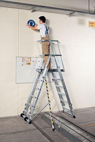 Produktbild ZARGES Plattformleiter ZAP 9 Sprossen bild 3