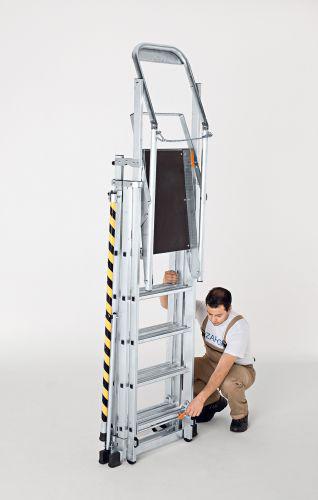 Produktbild ZARGES Plattformleiter ZAP 9 Sprossen bild 5