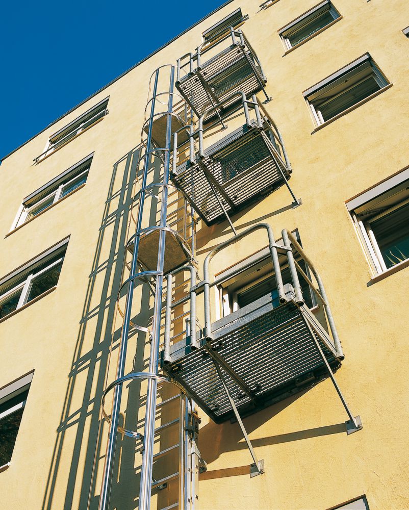 Produktbild ZARGES Alu-Steigleiter eloxiert 11,80 m bild 1