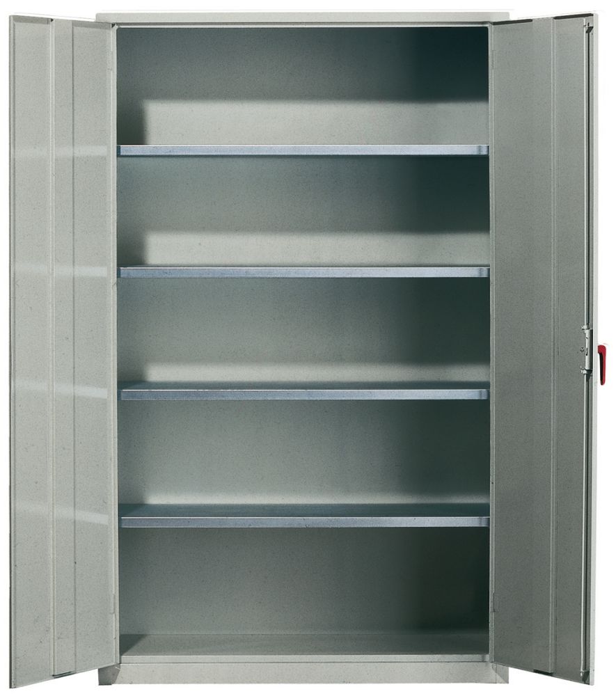 Produktbild Orgami Stahlschrank lichtgrau 1950x1200x500 4 Böden