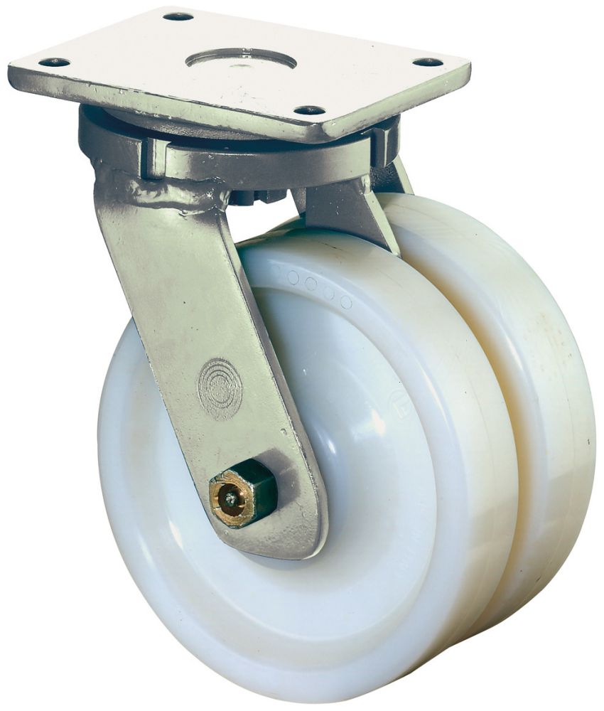 Produktbild BS Rollen Lenkrolle 200mm LG.RI schwer Lack Kunstrad