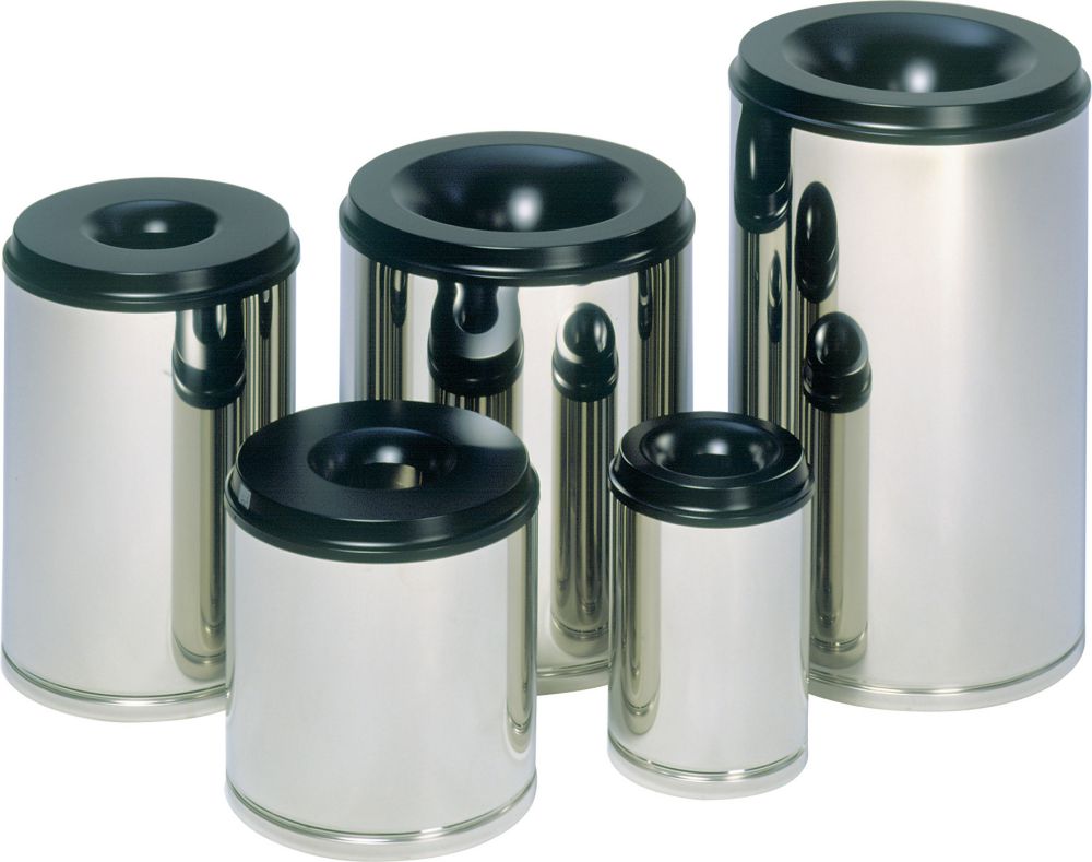 Produktbild Var Papierkorb Edelstahl 50 lselbstlöschend