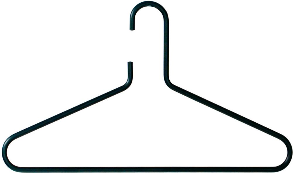 Produktbild Kerkmann Kleiderbügel Alu schwarz 5er-Pack