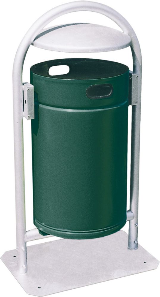 Produktbild Var Abfallbehälter 60 l blau 600x400x1450 mm m.Dach